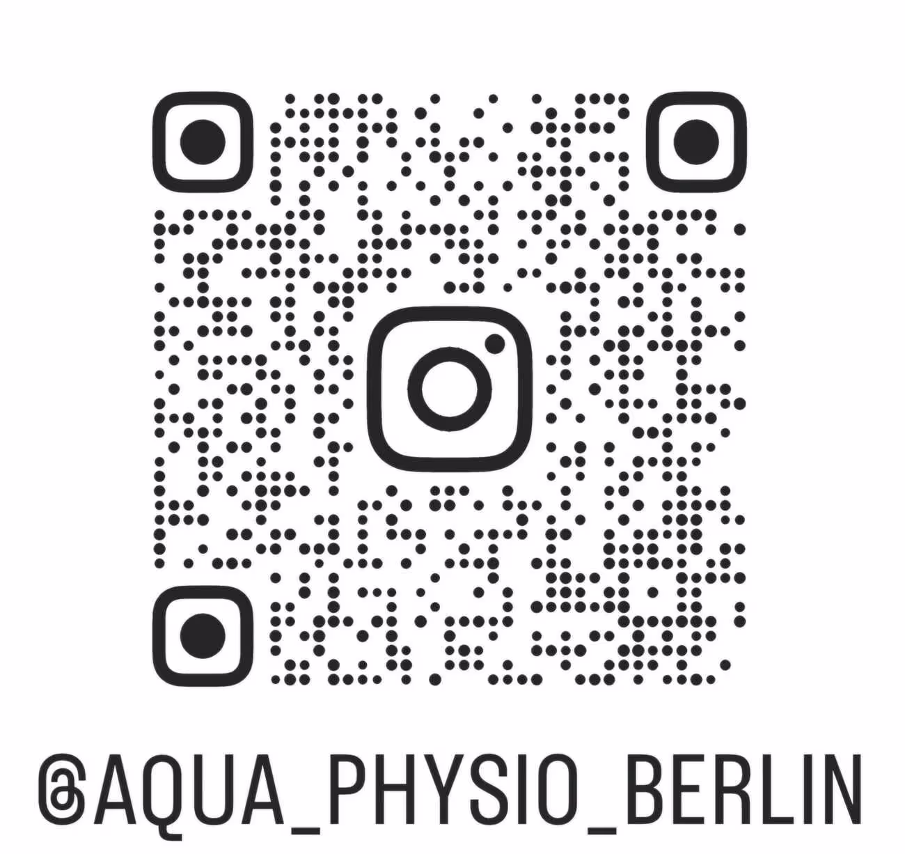 Aqua Physio - Praxis für Physio- und Aquatherapie - Instagram QR-Code
